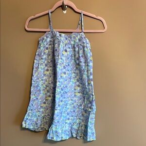 NWT, GapKids Sleeveless Dress, Color- Purple with Multi Polka Dots, Size S(6-7)